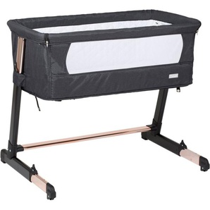 BabyGo Beistellbett Together, goldfarben/schwarz, faltbar