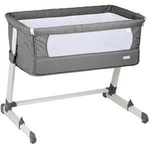 BabyGo Beistellbett Together, grey, faltbar