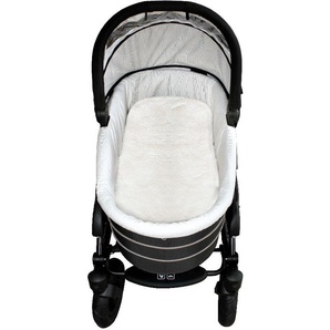 Babylammfell Lammfell-Einlage, Heitmann Felle, ideal für Soft-Tragtaschen, Kinderwagen, Buggy, Kinderbett, waschbar