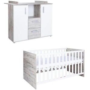 Babyzimmer 2er-Set Bennet   ¦ mehrfarbig ¦ Maße (cm): B: 257 H: 173
