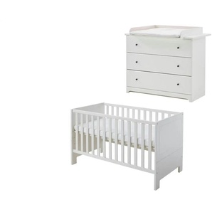 Babyzimmer 2er-Set Thilo   ¦ weiß ¦ Maße (cm): B: 260 H: 190