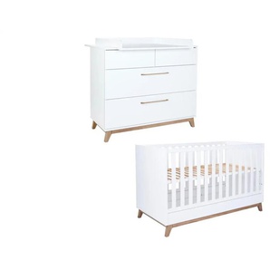 Babyzimmer 2er-Set Lina   ¦ weiß ¦ Maße (cm): B: 259 H: 283
