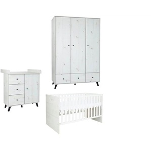 Babyzimmer 3er-Set - mehrfarbig - Materialmix - 361 cm - 375 cm | Möbel Kraft