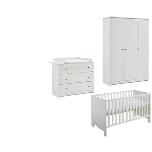 Babyzimmer 3er-Set Thilo   ¦ weiß ¦ Maße (cm): B: 392 H: 379