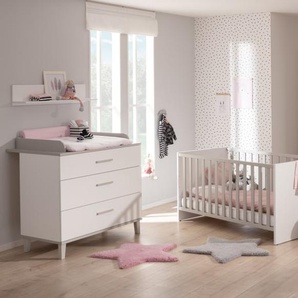 Babyzimmer Nils, kreideweiß, 2-türiger Kleiderschrank