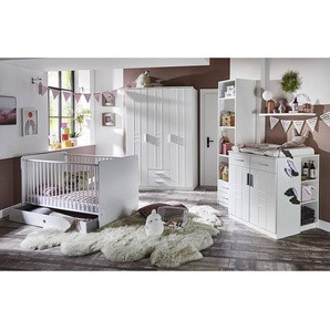 Babyzimmerset II 7-teilig Weiß