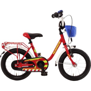 Bachtenkirch Kinderfahrrad Feuerwehr 14 Zoll feuerrot GLO664013586