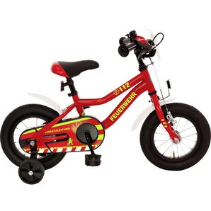 Bachtenkirch Kinderfahrrad Feuerwehr Kuma 12,5 Zoll rot weiß GLO664012575