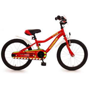 Bachtenkirch Kinderfahrrad Feuerwehr Kuma 18 Zoll rot weiß GLO664012576