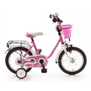 Bachtenkirch Kinderfahrrad My Bonnie 14 Zoll pink weiß GLO664011781