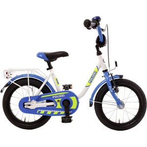 Bachtenkirch Kinderfahrrad Polizei 16 Zoll kristall-weiß/blau/neon GLO664013585