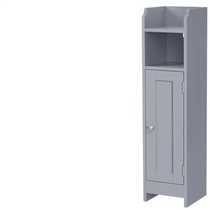 Bad-Hochschrank   ¦ grau ¦ Maße (cm): B: 18 H: 80