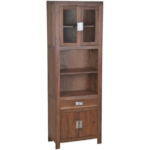 Bad Hochschrank groß Massivholz Teak Modern Indien Indisch