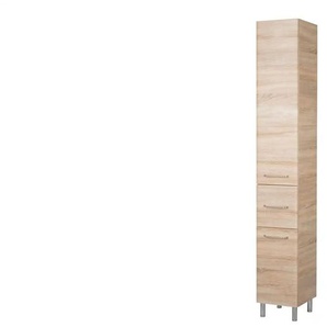 Bad-Hochschrank Jennersdorf | holzfarben | 30 cm | 185,5 cm | cm 33,0 |