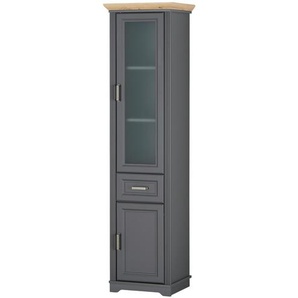 Hochschrank  Varese ¦ grau ¦ Maße (cm): B: 48 H: 190 T: 43.0