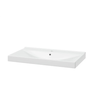 Bad-Keramik-Waschbecken - weiß - Materialmix - 80 cm - 7 cm - cm 46,0 | Möbel Kraft