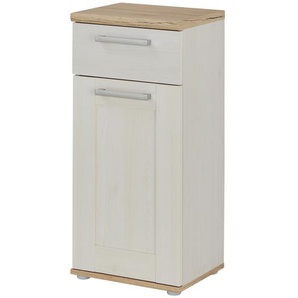 Kommode  Edersee ¦ weiß ¦ Maße (cm): B: 38 H: 82 T: 32.0