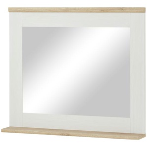Bad-Spiegel | weiß | Glas , Holzwerkstoff | 80 cm | 70 cm | 20 cm |