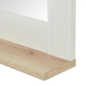 Bad-Spiegel - weiß - Holzwerkstoff,Glas - 80 cm - 70 cm - cm 20,0 | Möbel Kraft