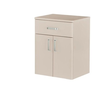 Bad-Unterschrank - beige - Materialmix - 50 cm - 75 cm - cm 39,0 | Möbel Kraft