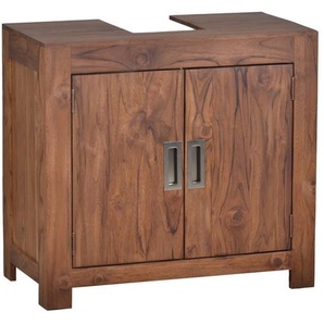 Bad Unterschrank für Waschbecken Massivholz Teak Modern Indien Indisch
