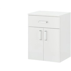 Bad-Unterschrank - weiß - Materialmix - 50 cm - 75 cm - cm 39,0 | Möbel Kraft
