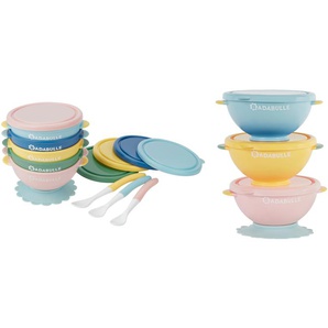 Badabulle Bowls / Schalen- und Löffelset »Funcolor«, stapelbar