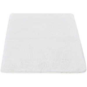Badematte GINO FALCONE Sara Badematten Gr. rechteckig (70 cm x 120 cm), 1 St., Polyester, beige (cremeweiß) Einfarbige Badematten Badteppich, Fell-Optik, besonders weich, eckig & rund erhältlich