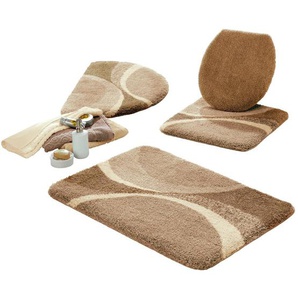 Badematte GRUND Badematten Gr. rechteckig (70 cm x 120 cm), 1 St., beige Gemusterte Badematten Teppiche, bunt
