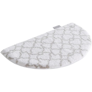 Badematte GUIDO MARIA KRETSCHMER HOME&LIVING Birdal Badematten Gr. halbrund (50 cm x 80 cm), 1 St., Kunstfaser, beige (creme) Gemusterte Badematten Badteppich, auch als 3 tlg. Set erhältlich