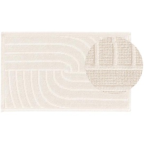 Badematte Jojo Cream 50x80 cm - Badteppich für Badezimmer -  Nest