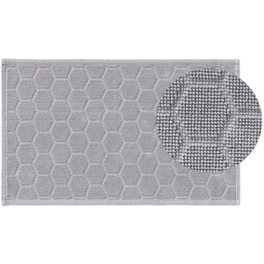 Badematte Jojo Grau 50x80 cm - Badteppich für Badezimmer -  Nest