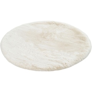 Badematte KAYOOM Rabbit Badematten Gr. rund (Ø 100 cm), 1 St., Polyester, weiß Einfarbige Badematten weiche Kaninchenfell Haptik, Badezimmer, Kinderzimmer, Schlafzimmer