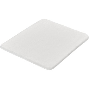 Badematte KLEINE WOLKE Cecil Badematten Gr. rechteckig (50 cm x 60 cm), 1 St., Polyester, weiß Einfarbige Badematten Badteppich, Uni Farben