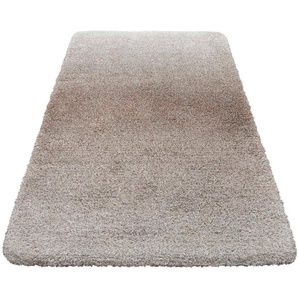 Wecon home Basics Badematte Luuk WB-2705, Höhe 25 mm, rutschhemmend beschichtet, fußbodenheizungsgeeignet, schnell trocknend, Polyester, trendiger Farbverlauf, waschbar, weicher Badezimmerteppich