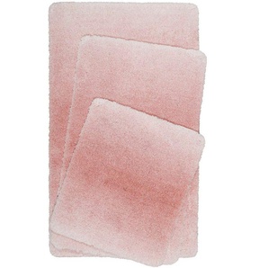 Wecon home Basics Badematte Luuk WB-2705, Höhe 25 mm, rutschhemmend beschichtet, fußbodenheizungsgeeignet, schnell trocknend, Polyester, trendiger Farbverlauf, waschbar, weicher Badezimmerteppich