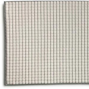 Badematte MÖVE Eden Badematten Gr. rechteckig (60 cm x 100 cm), 1 St., Baumwolle, schwarz (nature, black) Gemusterte Badematten
