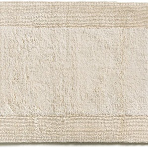 Badematte MÖVE Loft Badematten Gr. rechteckig (60 cm x 100 cm), 1 St., Baumwolle, beige (nature) Einfarbige Badematten