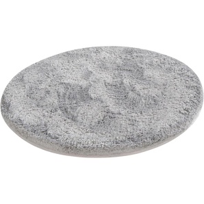 Badematte MY HOME Jos Badematten Gr. rund (Ø 75 cm), 1 St., Polyester, grau Einfarbige Badematten in Pastell-Farben, Badteppich als 3 teiliges Set erhältlich