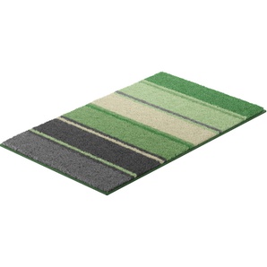 Grund Badematte Summertime, Höhe 20 mm, rutschhemmend beschichtet, fußbodenheizungsgeeignet, Kunstfaser, rechteckig, bunte Badematte mit Streifen