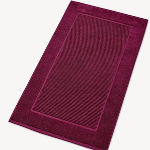 Christy Badematte Supreme, Höhe 7 mm, fußbodenheizungsgeeignet, Baumwolle, rechteckig, Badematte, Premium Badematte in Luxusqualität 1000g/m², 50 x 90, 2er Set