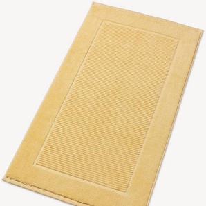 Christy Badematte Supreme, Höhe 7 mm, fußbodenheizungsgeeignet, Baumwolle, rechteckig, Badematte, Premium Badematte in Luxusqualität 1000g/m², 50 x 90, 2er Set