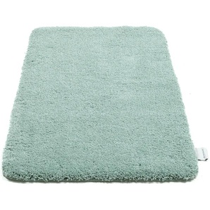Badematte TOM TAILOR HOME Cozy Bath UNI Badematten Gr. rechteckig (60 cm x 100 cm), 1 St., Polyester, grün (mint) Einfarbige Badematten Badteppich, Uni Farben, rechteckig, rund und oval erhältlich