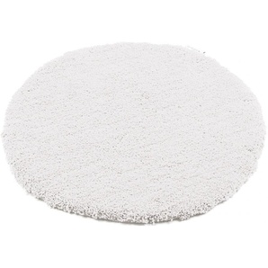 Badematte TOM TAILOR HOME Cozy Bath UNI Badematten Gr. rund (Ø 60 cm), 1 St., Polyester, weiß Einfarbige Badematten Badteppich, Uni Farben, rechteckig, rund und oval erhältlich