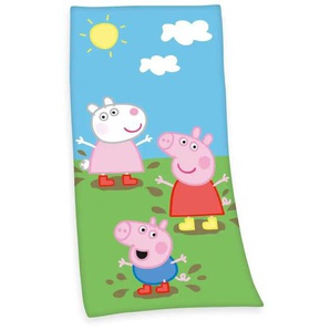 Herding Badetuch  Peppa Wutz ¦ mehrfarbig ¦ Maße (cm): B: 75 H: 1