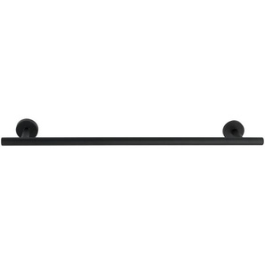 Badetuchstange Uno Bosio Edelstahl Black matt, rostfrei, Schwarz, Edelstahl rostfrei matt - schwarz - Wenko