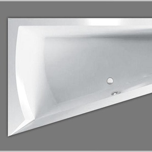 Badewanne Acryl Trapez Raumsparwanne weiß 175 x 135cm, ABHPA292