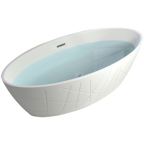Badewanne SANOTECHNIK Manhatten Badewannen Gr. freistehend, weiß Badewannen Maße: 170x80,6x60cm