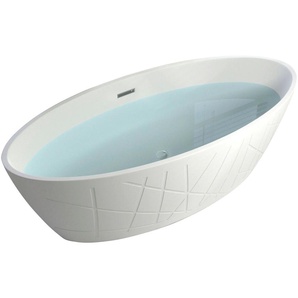 Badewanne SANOTECHNIK Manhatten Badewannen Gr. freistehend, weiß Badewannen Maße: 170x80,6x60cm