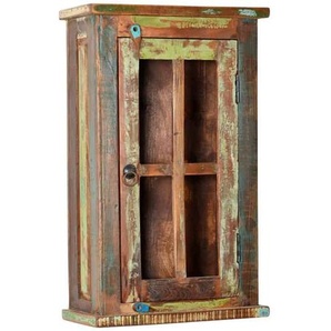 Badezimmer-Hängeschrank Seaside Massivholz Recycletes Holz Shabby Chic Indien Indisch